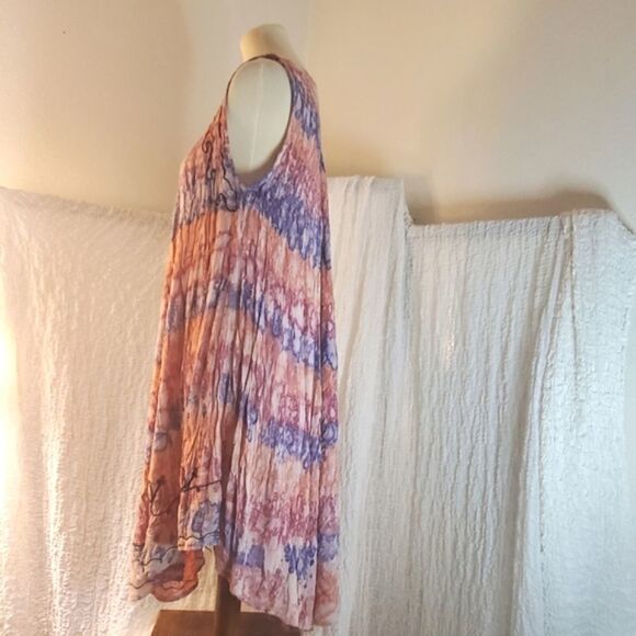 Sante Classics Tie Dye Swim Cover Up Dress One Size - Picture 4 of 10